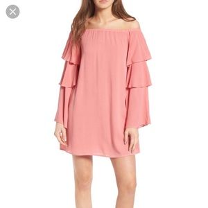 NWT WAYF Brayden Ruffle Sleeve Dress